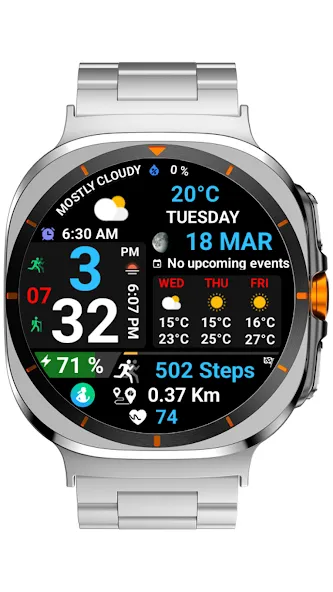Digital Weather D Sport NTV580 screenshot 1