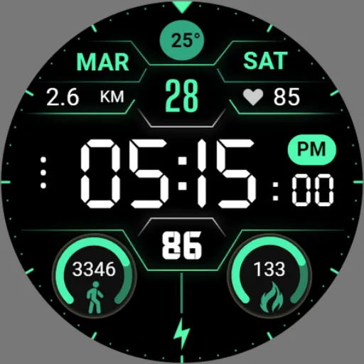 Digital Watch Face screenshot 22