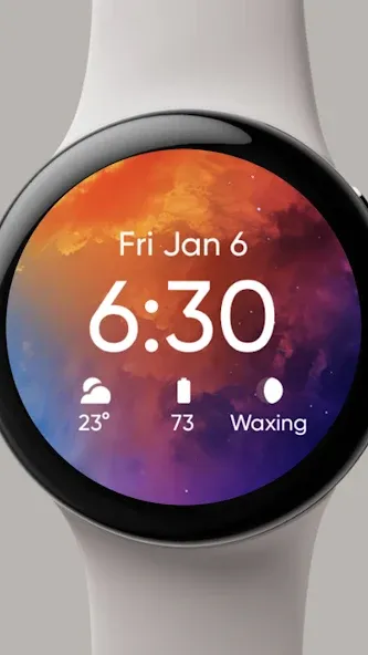24 Hour Sky Watch Face screenshot 2