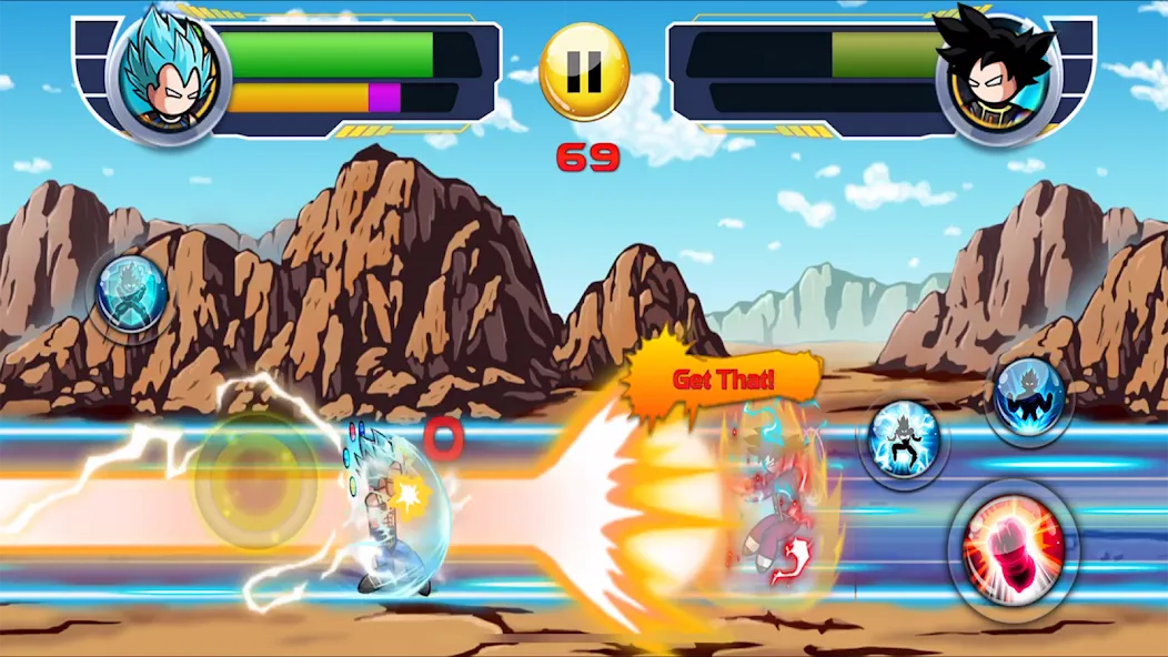 Stickman Warriors Dragon Fight screenshot 2