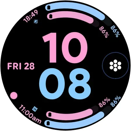 Digital Arc - Watch face screenshot 10