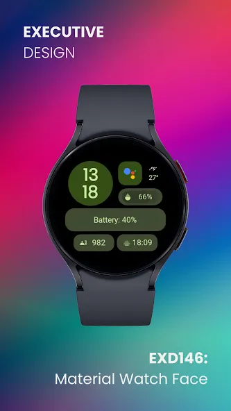 EXD146: Material Watch Face screenshot 4