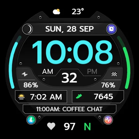 TVV Sport 10 Watch Face screenshot 9
