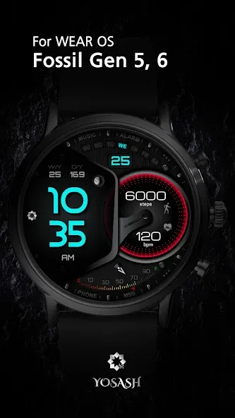 W305 Artistic Watch Face screenshot 5