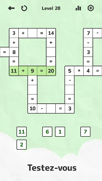 Math Crossword — Jeux de Maths screenshot 2