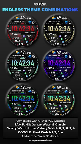 PER49 Digital Watch Face screenshot 21