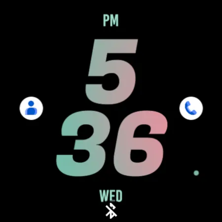 Pastel Bold Watch Face screenshot 5