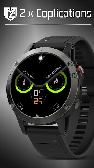 Watch Face Wear OS Minimal screenshot 3