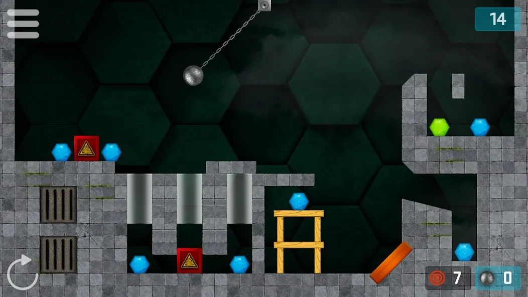 HEXASMASH - Physics Puzzle screenshot 3