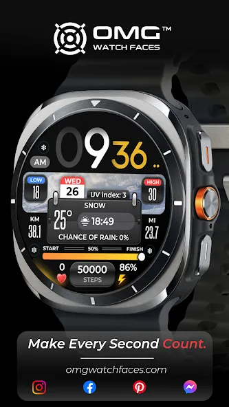 OMG 299 Weather Watch Face screenshot 2