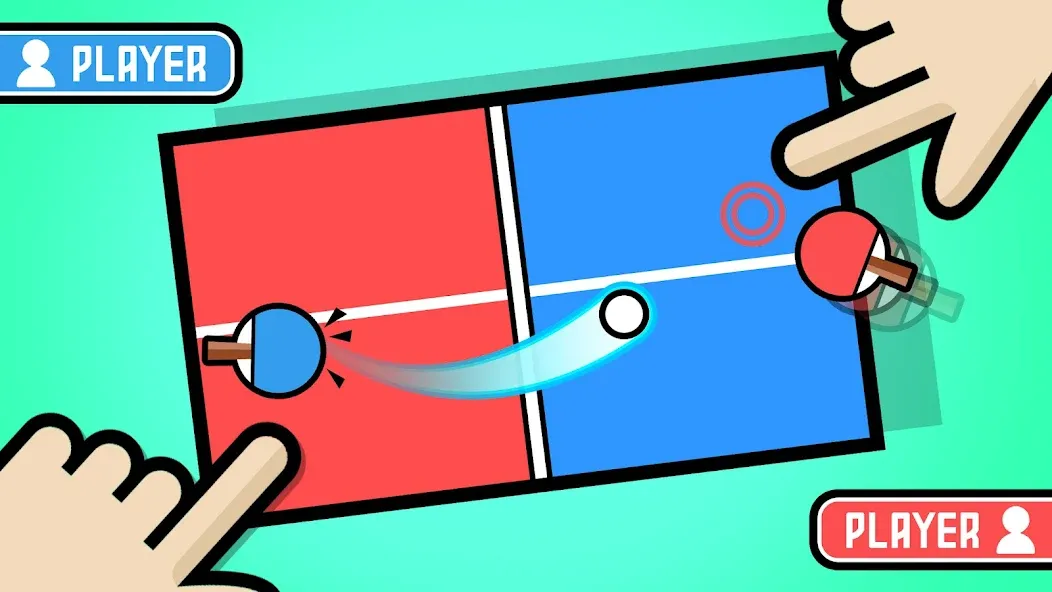 Tischtennis - 2 Player Games screenshot 8