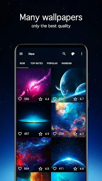 Space wallpapers 4K screenshot 2