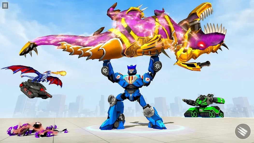 Dino Robot Car Game:Robot Game screenshot 3