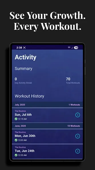 Hybrid Calisthenics - Fitness screenshot 14