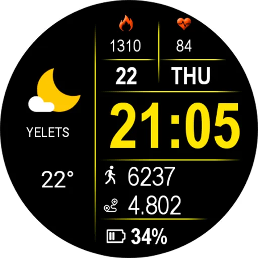 Digital Retix Watch Face screenshot 16