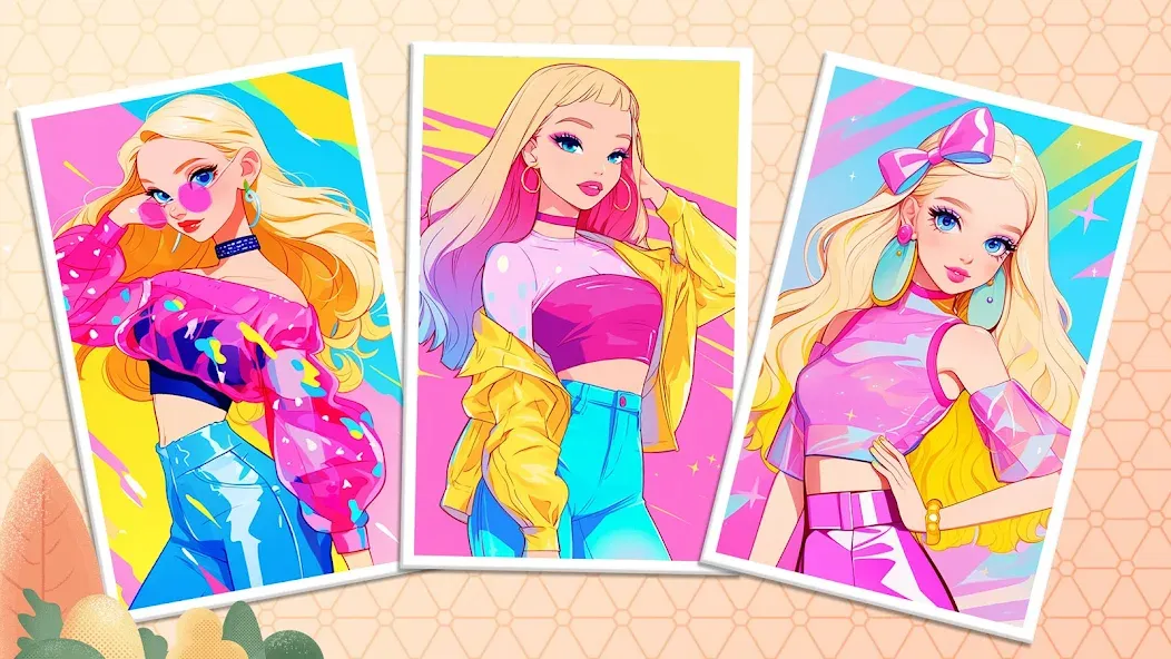 Jogos de pintar:boneca meninas screenshot 7