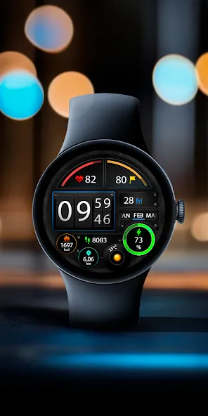 TechGauge Watch Face screenshot 3