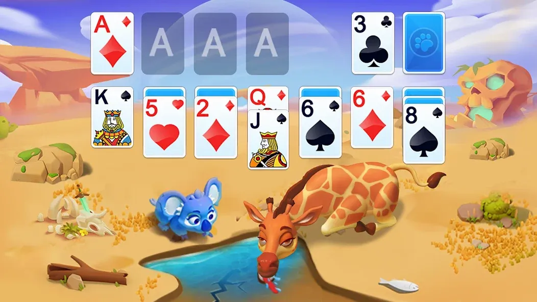 Solitaire - Wild Park screenshot 1