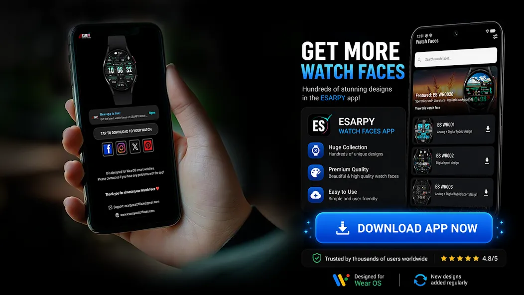 ES WR0022 – Sport Watch Face screenshot 25