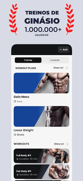 Treino de Academia - GYMDONE screenshot 2
