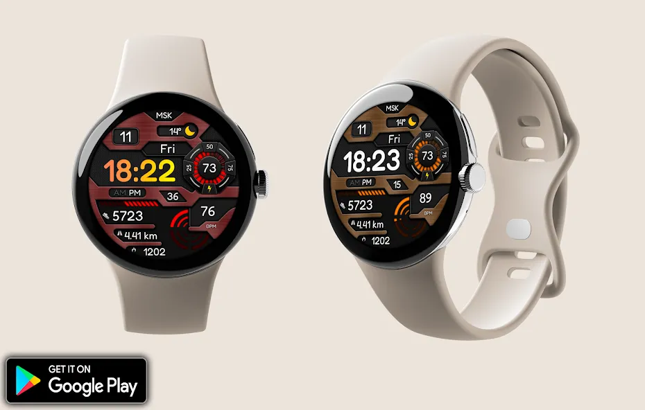 Digital Vyzomyk Watch face screenshot 2