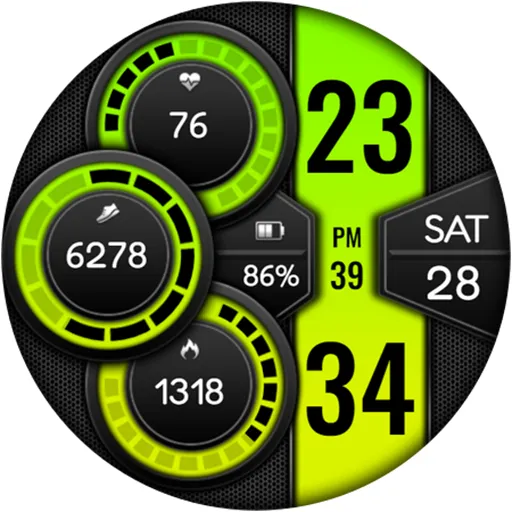 Digital Cuvok Watch Face screenshot 23
