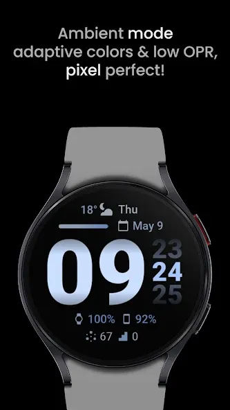 Streamlined Watch Face screenshot 5