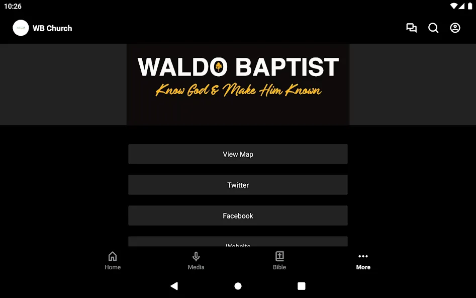 Waldo Baptist Church screenshot 6