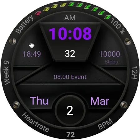 TSD48 Digital Watch Face screenshot 33