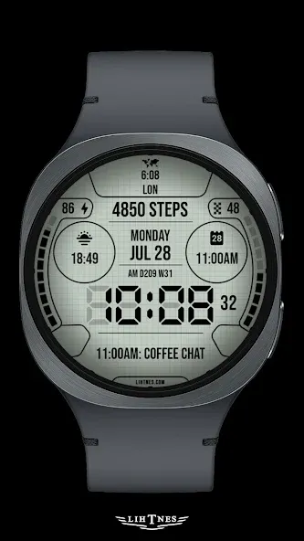Digital Watch Face 055 screenshot 1