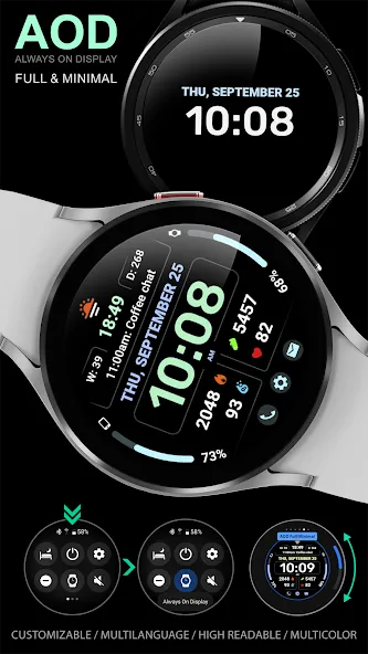 WFP 345 Informer watch face screenshot 5