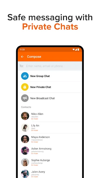 Voxer Talkie-Walkie PTT screenshot 3
