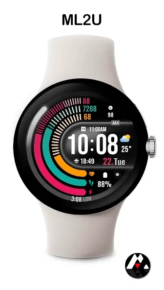 ML2U 184 Watch Face screenshot 8