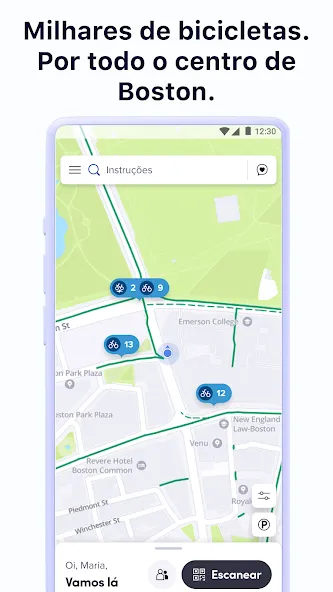 Bluebikes screenshot 2