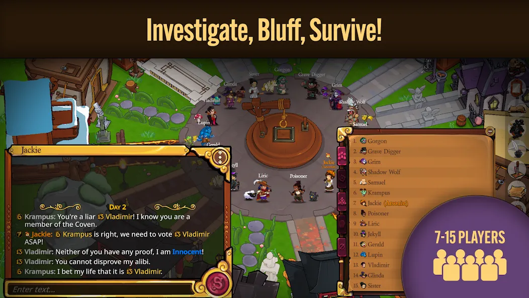 Town of Salem 2 Strategy Games screenshot 2