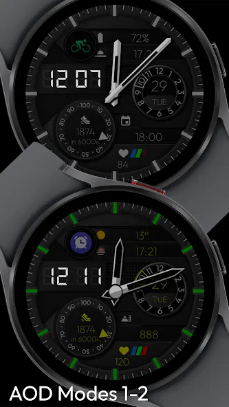 OD28 Titanium Watch Face screenshot 5