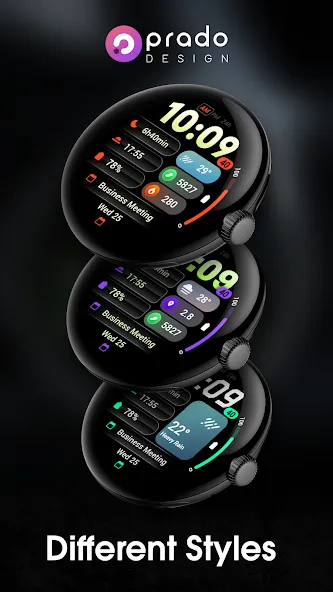 PRADO 92 Weather Watch Face screenshot 6