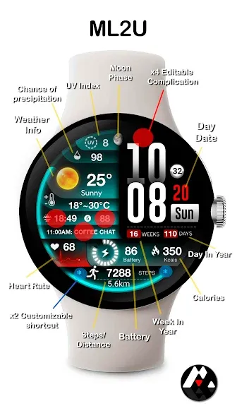 ML2U 239 Watch Face screenshot 2
