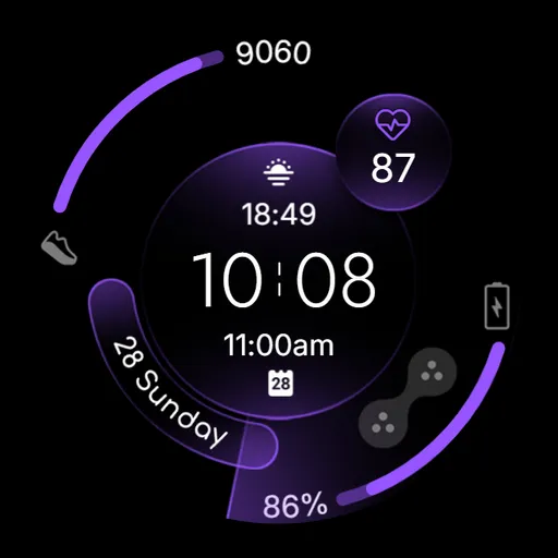 QuanTick 02 Minimal Watch Face screenshot 28