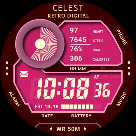 CELEST5536 Retro Digital Watch screenshot 22
