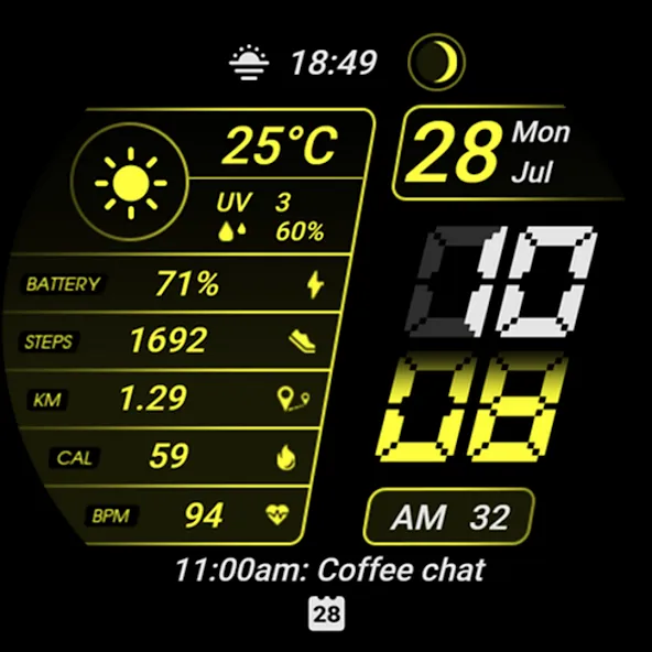 Watch face CNW-45 screenshot 7