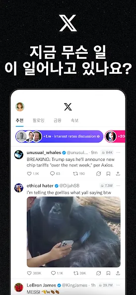 X screenshot 1