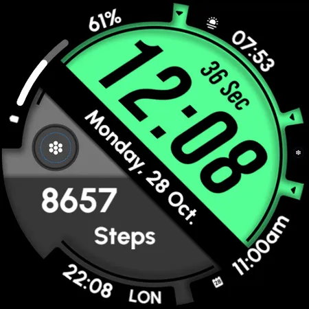 RE61 - Runner Watch Face screenshot 21