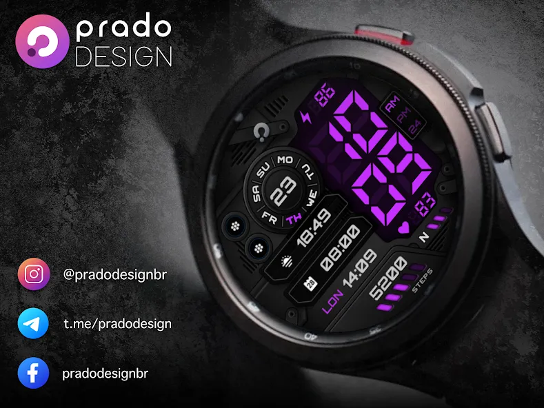 PRADO X115 Digital Watch Face screenshot 8