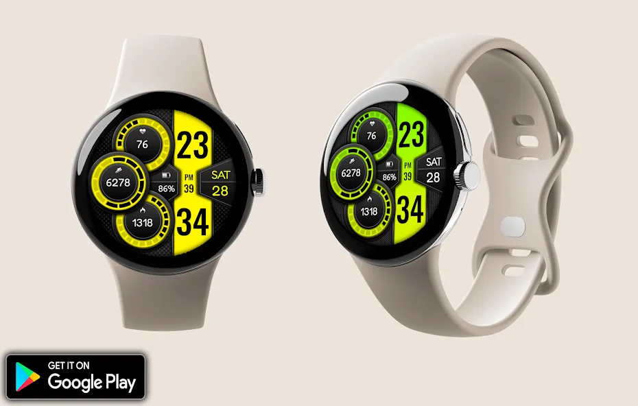 Digital Cuvok Watch Face screenshot 3