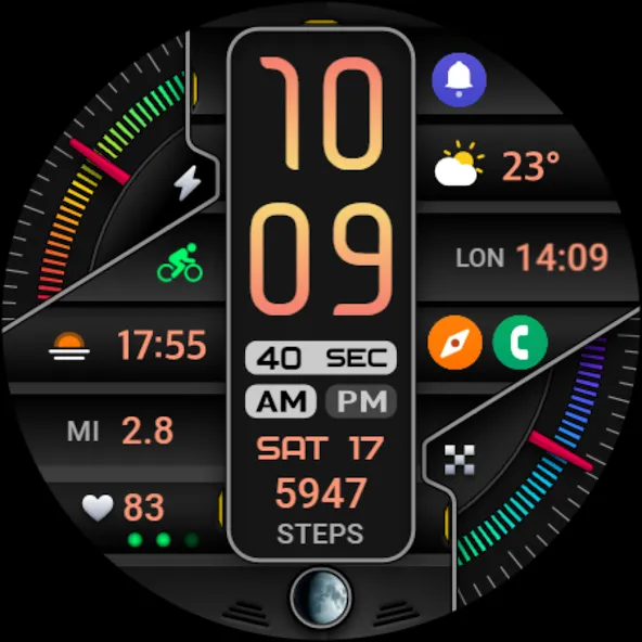 PRADO 60 Digital Watch Face screenshot 12