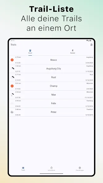 The Mantrailing App screenshot 7