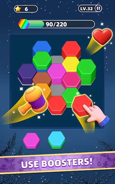 Hexa Master 3D - Color Sort screenshot 11