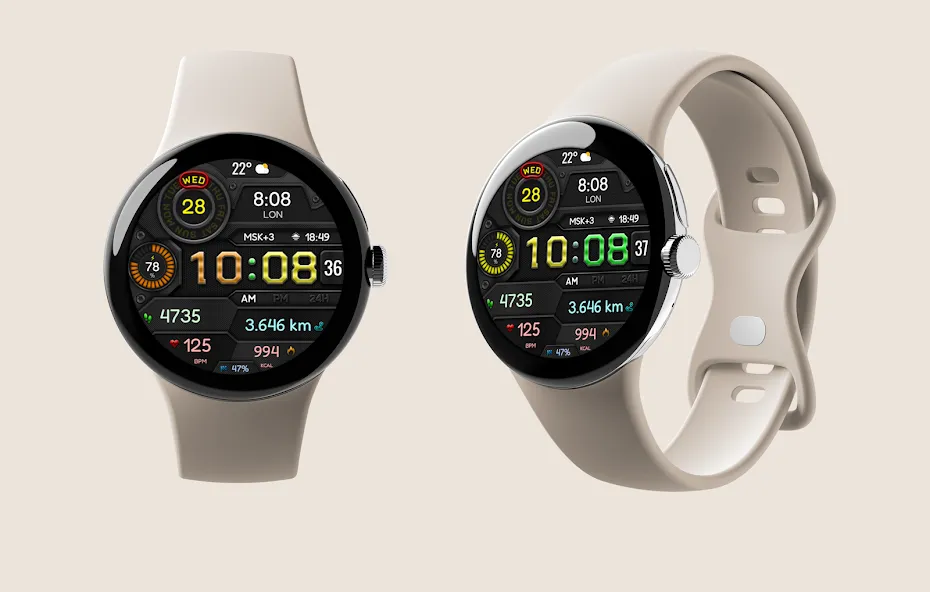 DIGI VIDAMOL WS25 Watch face screenshot 2