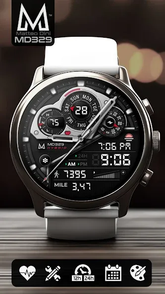 MD329 Hybrid Watch Face screenshot 1